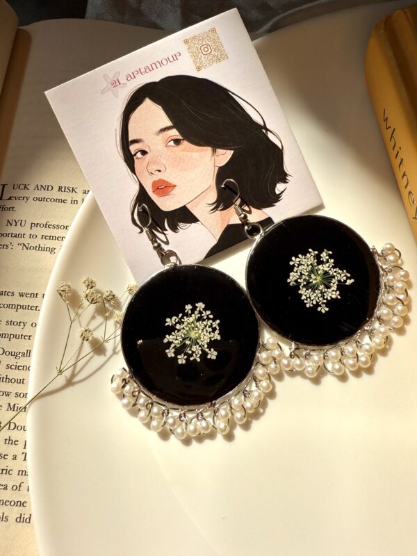 Ivory Night Earrings - Image 2